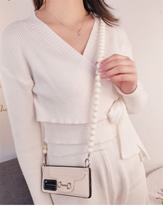 カラフルな携帯電話アクリルビーズストラップiphoneネックレス電話ケース、ユニバーサルテザーパッチビーズ携帯電話ストラップ - Product Image 6