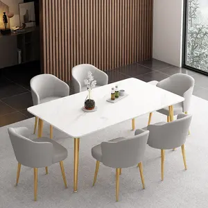 XY Melhor moderna sala de jantar madeira mesa quadrada alta qualidade mesa