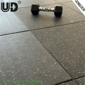 Tapis de sol de gym en caoutchouc SBR insonorisant et antidérapant Udine, haute absorption des chocs, design personnalisé - Product Image 2