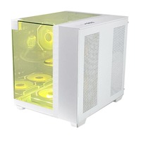 Coque de jeu Atx haute performance Pcooling avec éclairage RVB personnalisable en verre trempé et système de refroidissement avancé