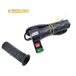 Pegangan setang Universal pegangan putar tiga kecepatan untuk aksesori sepeda skuter listrik Citycoco pegangan gas - Product Image 4