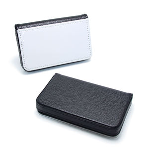 Porte-cartes <span class=keywords><strong>de</strong></span> <span class=keywords><strong>visite</strong></span> en toile en cuir PU personnalisé par sublimation avec intérieur floqué porte-cartes nominatives personnalisé par impression à chaud - Product Image 6