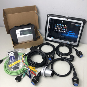 แท็บเล็ต CF33 MB STAR C4 Doip Multiplexer Scanner สำหรับเครื่องมือวินิจฉัยรถยนต์ รถบรรทุก B-e-n-z รุ่น MB SD Connect C4 Xentry Das Wis Epc - Product Image 1