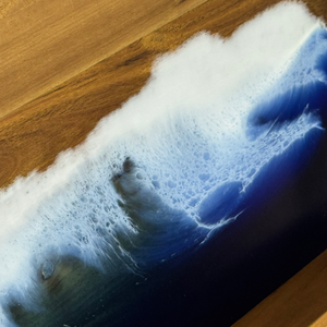 Bandejas Decorativas de Madera para Servir, Bandeja de Madera de Acacia con Asas para Patio, Mesa de Café, Barbacoa, Fiesta - Product Image 4