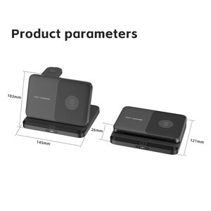 2024 caricabatterie Wireless pieghevole tre in uno tutti i modelli Sam-sung <span class=keywords><strong>Galaxy</strong></span> Z Fold/Flip compatibili con Smart PC orologi telefoni cellulari - Product Image 2