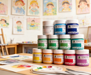 Ensemble de peinture <span class=keywords><strong>gouache</strong></span> Marly 100 ml, lavable, pour peinture au doigt, pour étudiants en art, à partir de 8 ans, pour tableaux d'affichage artistiques, fresques murales et peinture murale - Product Image 6