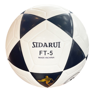 Pallone da Calcio Professionale Ufficiale Bianco <span class=keywords><strong>e</strong></span> Nero in PU Laminato per Vendita all'Ingrosso - Product Image 4