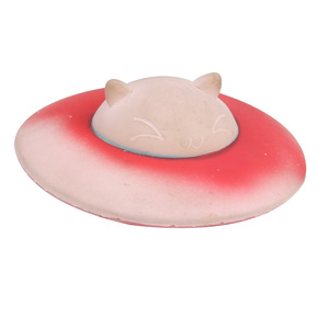 Cute Cat Shaped Flying Saucer Soft <b>Squishy</b> Toy For Promotional Activities Plastic Material With Silk Screen Printing - Product Image 3