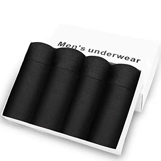 Fashion Cool Black Underwear Custom High Quality Modal Underwear For Men Basic Boxers
