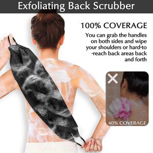 シャワー用エクストララフエクスフォリエイティング手ぬぐいバックボディスクラバータオル - Product Image 3