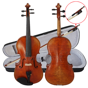 Sinomusik, tapa de abeto de alta calidad, arce flameado, <span class=keywords><strong>viola</strong></span> profesional, artesanía italiana, habilidad, antiguo, rojo, marrón, instrumento de cuerda avanzado - Product Image 1