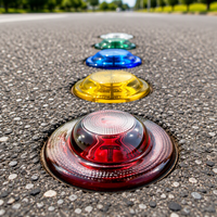 Borne de signalisation routière en verre certifiée ISO9001, réfléchissante à 360 degrés pour la sécurité routière sur autoroute et dans les tunnels