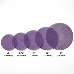 Disque <span class=keywords><strong>de</strong></span> ponçage en céramique premium, maille anti-blocage, <span class=keywords><strong>papier</strong></span> abrasif 125mm 150mm pour polissage automobile et travail du bois - Product Image 3