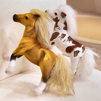 Jouet en peluche personnalisé de haute qualité certifié CE CPC, rembourrage en coton PP doux, cheval artificiel mignon, dinosaure, cadeau d'anniversaire parfait