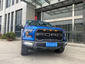 Parti modificate accessori fuoristrada paraurti anteriore in acciaio con protezione paraurti anteriore leggera Aftermarket nera per Ford F150 2015-2020