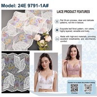 5034 # OEM Offre Spéciale robe de Lingerie tricotée Zeal, Tulle élastique Floral en nylon spandex 1.5m dentelle