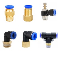 5/32 1/4 3/8 5/16 1/2 Pneumatique En Plastique Accouplement Rapide Insert Plug Tube Speedfit Stem Réducteur