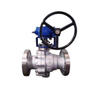 Bille à bride ANSI Q347F-600LB avec traitement thermique FRAS, bille solide, bille fixe, tige anti-éclatement, matériau Q347F-600LB - Product Image 5