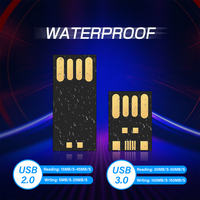 Venta al por Mayor de Memorias USB 2.0 Metálicas Nuevas de 1GB 2GB 4GB 8GB 16GB 32GB, Pendrive con Chip USB y PCBA