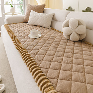 <b>Sofa</b> Cushions Rectangle Solid Color Anti-Cat Scratch Non-Slip <b>Sofa</b> <b>Cover</b> General Use Machine Washable Spring 2026 - Product Image 2