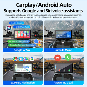 Jmc nhanh chóng phát hành xe máy Carplay 6 inch IPS màn hình cảm ứng hỗ trợ không dây capllay Android Auto <span class=keywords><strong>GPS</strong></span> NAVI BT WIFI 5.0 Mic - Product Image 5