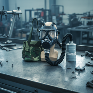 Máscara de Gas Completa FNJ05A, Multifuncional, <span class=keywords><strong>Autofiltrante</strong></span>, Resistente a Ácidos y Álcalis, para Derrames Químicos y Construcción - Product Image 6