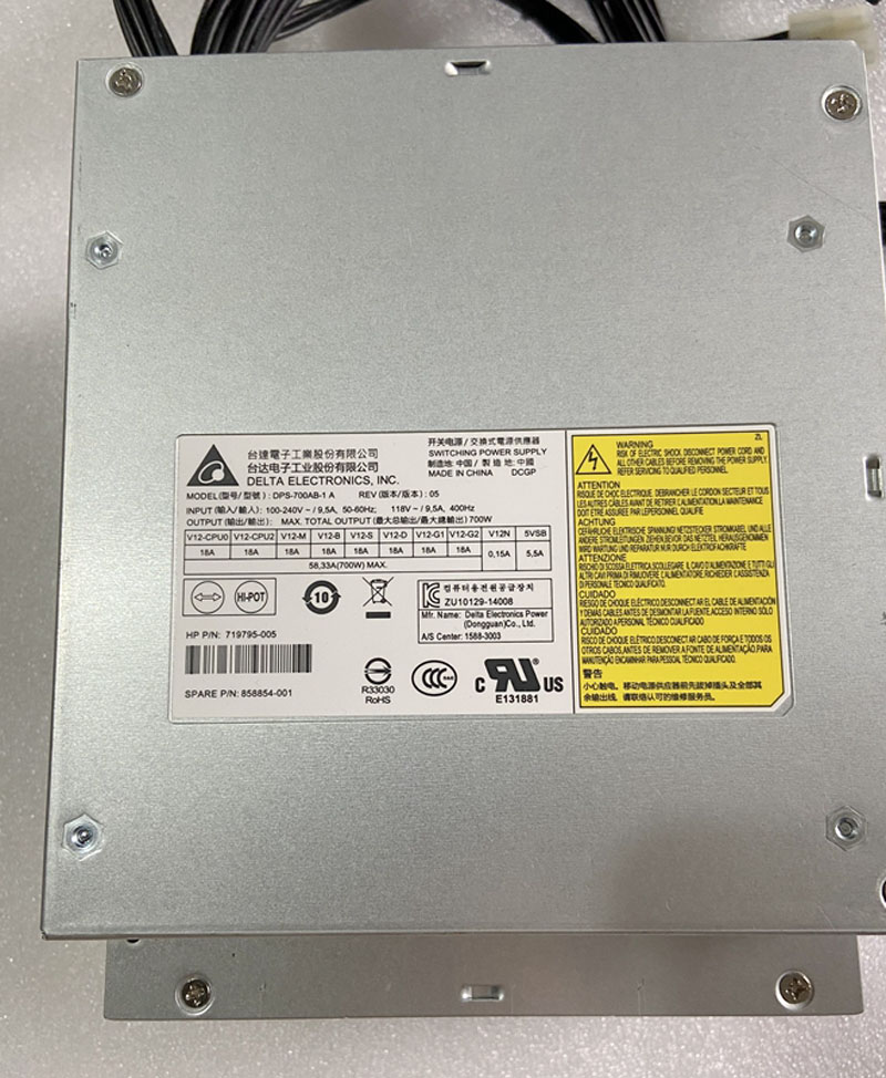ALIMENTATORE HP DPS-700AB-1 A 700W (719795-002) HP Z440 Workstation EUR - Foto 2