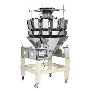 CE approval A14 model dimpled plate combination electric multi-head weigher for dumplings frozen foods packing