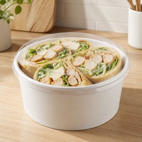 Bols alimentaires biodégradables en kraft pour salades – Bols en papier jetables en gros pour restaurants de Poke et plats à emporter