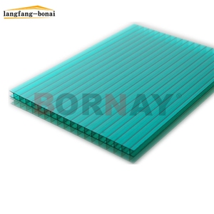 Panneau de <span class=keywords><strong>toiture</strong></span> creux transparent <span class=keywords><strong>translucide</strong></span> BORNAY, <span class=keywords><strong>plaque</strong></span> en polycarbonate résistante à la corrosion, épaisseur 1 mm à 10 mm - Product Image 2