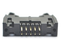 Konektor PCB Header Pin Ejector Latch Panjang 2.54/2.0/1.27 mm, Konektor IDC Box Header Bahu untuk Kabel Otomotif ke Papan, 10 16 20 50 Pin