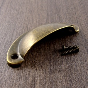 Tirador de Cajón Chengyu con Forma de Media Empanada, de Hierro, Estilo Chino, Duradero, Decoración de Superficie, Herraje para Gabinetes - Product Image 3