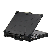 Ordinateur portable robuste industriel EVAK 14 pouces avec port RJ45, IP65, reconnaissance d'empreintes digitales, capture d'image faciale intégrée, en stock