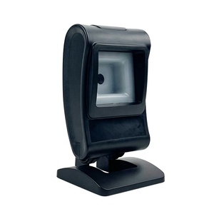 เครื่องสแกนบาร์โค้ดแบบตั้งโต๊ะอัจฉริยะ 2D CMOS USB PS/2 รองรับการใช้งานแบบ Omni-directional ติดตั้งแบบยึดติดแน่น สำหรับตลาดค้าปลีก สีดำ รุ่น Express - Product Image 1