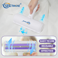 TIZE Promotion : Brosse de toilettage pour animaux personnalisable avec logo, Brosse à poils pour canapé et tapis, Rouleau anti-poils réutilisable et autonettoyant pour chiens et chats