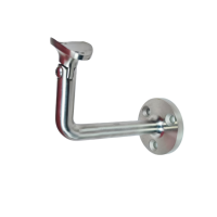 Support mural réglable en acier inoxydable pour main courante, fixation SS304 SS316 pour balustrade et garde-corps de escalier en tube rond