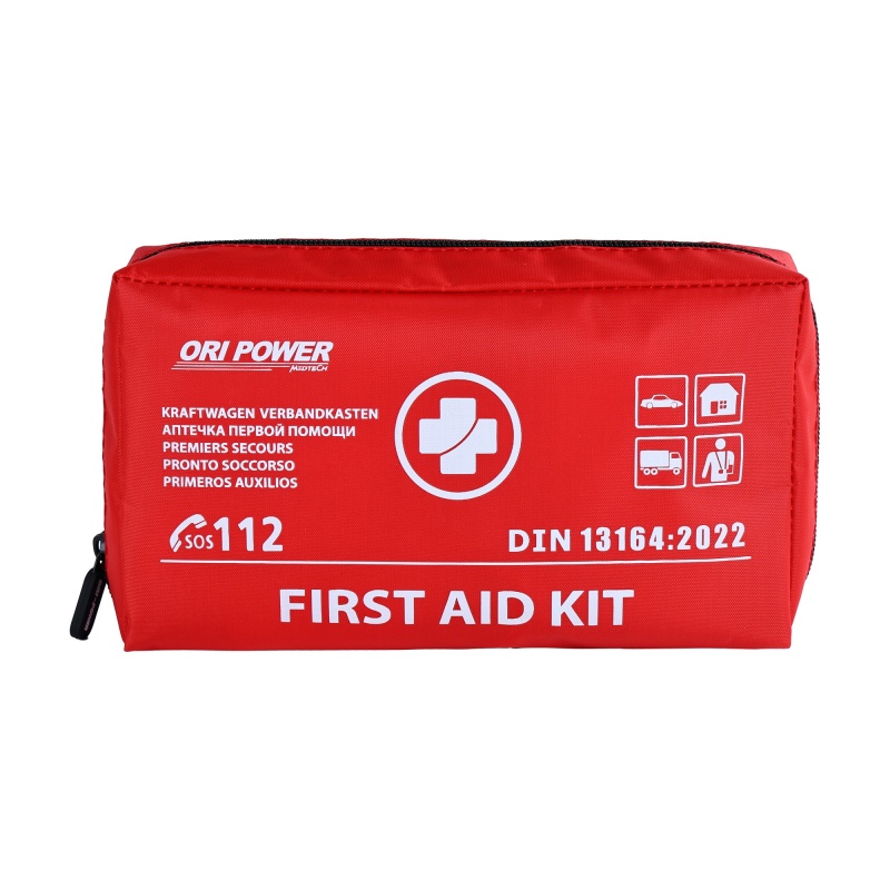 Oripower Customized Logo pp Materials Use Car Use First Aid Kit First Aid Box Medicine Storage Box for Car Outdoor