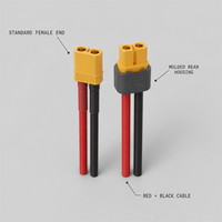 Connecteurs de charge réglables électriques à courant élevé pour modèles d'avions, mâles et femelles fixes Xt60e-f et Xt60e-m
