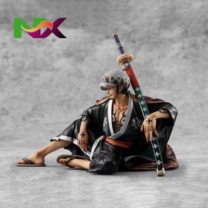 Figurine d'action en PVC de Trafalgar <span class=keywords><strong>Law</strong></span>, 13 cm, en une seule pièce, assise en kimono, figurine d'anime, décoration, statues, cadeaux, artisanat en plastique - Product Image 1