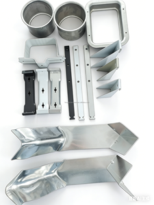 Supports de <span class=keywords><strong>gouttière</strong></span> modernes dissimulés de 5 pouces avec vis de <span class=keywords><strong>gouttière</strong></span> pré-insérées, résistantes à la rouille, en alliage d'aluminium avec surface revêtue - Product Image 2