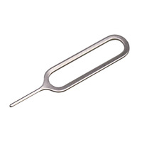 Clé goupille de carte de Sim d'éjecteur de retrait d'ouvre-carte de Sim d'acier inoxydable bon marché fait sur commande pour le téléphone