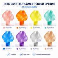 Filament d'imprimante 3D Becreative PETG haute transparence, 1,75 mm, pour impression FDM, 230-250, faible odeur, haute résistance, lisse