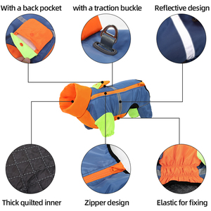 Colorful Winter <strong>Jumper</strong> for Dogs Easy-On/Easy-Off Thick Padded Water-Resistant Knit Pet Clothing for Four-Legged <strong>Friends</strong> - Product Image 2
