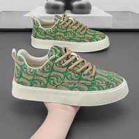 Chaussures plates décontractées pour hommes, vente en gros directe d'usine, chaussures décontractées en toile, chaussures décontractées de créateur