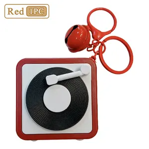 Al por mayor Nuevo Modelo de Juguete de Simulación de Grabadora Retro Mini con Batería Ecológica Grabable Caja de Música con Sonido Divertido Colgante Llavero - Product Image 4
