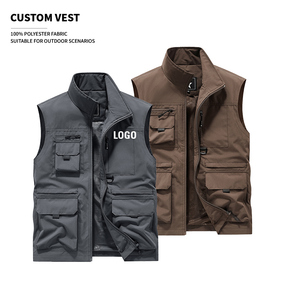 Gilet De Pêche Field & Stream – Homme – Taille L – Marron – 8 Poches – Occasion
