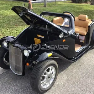 Prix bas vente chaude voiture classique Club Car/quatre roues Mini petit véhicule utilitaire électrique/noir Golf véhicule tout-terrain