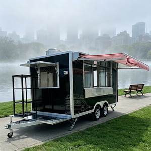 Food Catering <b>Trailer</b> Mobile Catering <b>Trailer</b> Mobile Snack Cart Food Cart Van Commercial Kitchen Juice <b>Concession</b> <b>Trailer</b> - Product Image 3