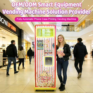 Distributeur automatique de popcorn à écran tactile JOYFUNPLAY avec 3 saveurs, machine à popcorn intelligente commerciale à pièces pour les films - Product Image 1