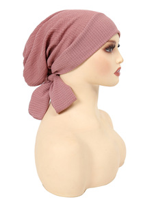 Feestmutsen met lange bandjes in 20 kleuren, etnische bandana's met bloemenprint, chemotherapie mutsen, beanie mutsen voor vrouwen, hoofddoek - Product Image 5